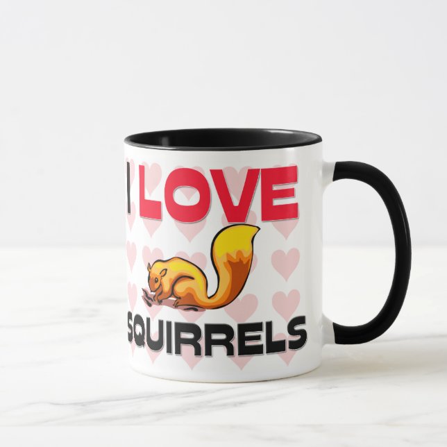 I Liebe-Eichhörnchen Tasse (Rechts)