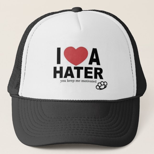 I LIEBE EIN HATER TRUCKERKAPPE (Vorderseite)