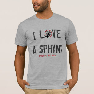 I Liebe ein Sphynx T-Shirt
