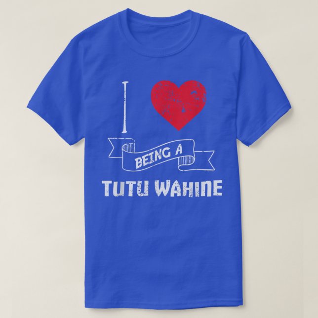 I Liebe, ein Tutu Wahine Hawaiian Oma T T-Shirt (Design vorne)