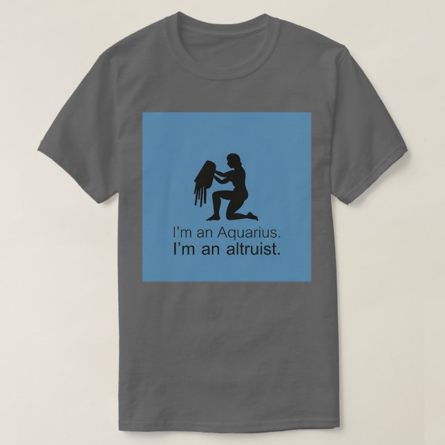 I Liebe eines Aquarius T-Shirt (Design vorne)