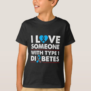 I Liebe eines Patienten mit Typ-1-Diabetes für Typ T-Shirt