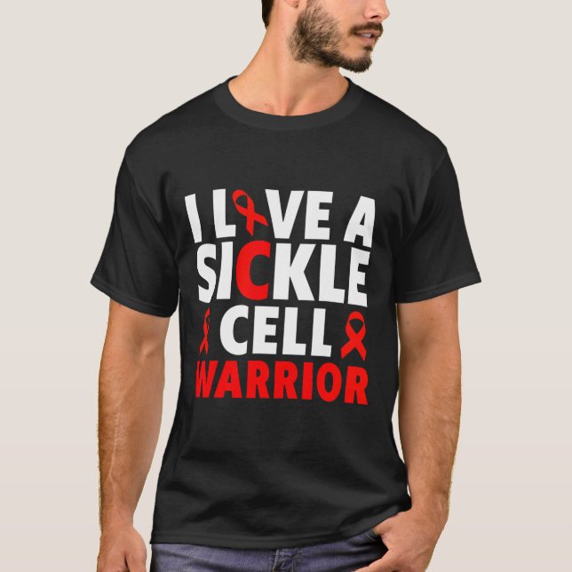 I Liebe eines Sichelzellenkriegers - Sichelzellenw T-Shirt (Vorderseite)