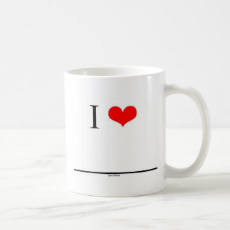 I Liebe (Einsatz-Name) Tasse