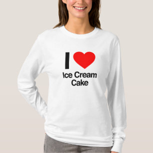 i Liebe Eis Kuchen T-Shirt
