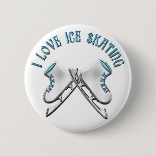 I Liebe-Eis-Skaten Button