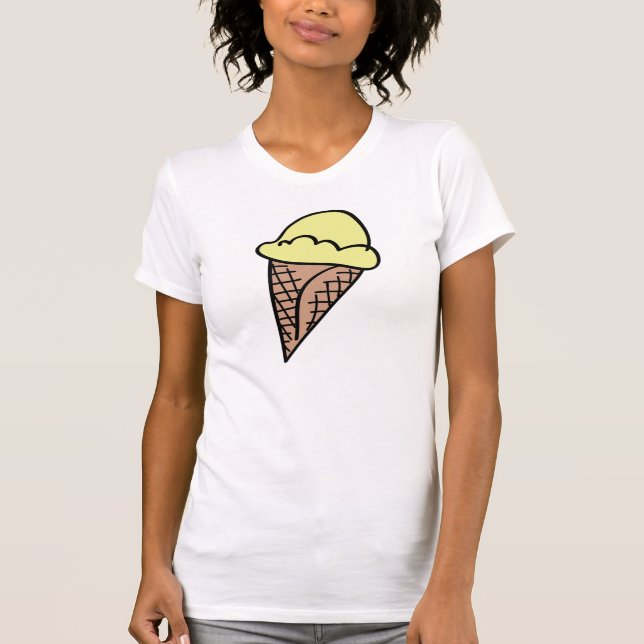 I Liebe-Eiscreme-T - Shirt (Vorderseite)