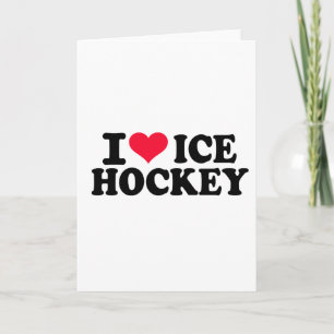 I Liebe Eishockey Karte