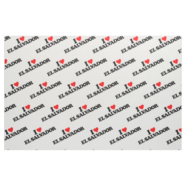 I LIEBE EL SALVADOR STOFF (Fat Quarter (45,7 x 55,9 cm))