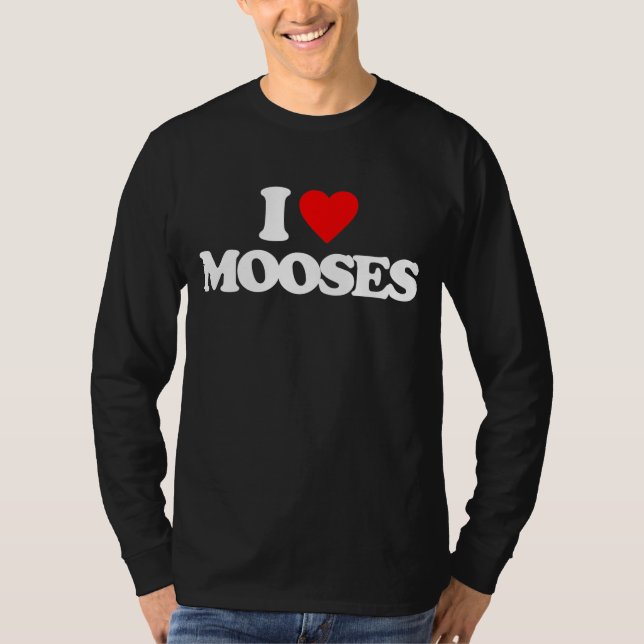 I LIEBE-ELCHE T-Shirt (Vorderseite)