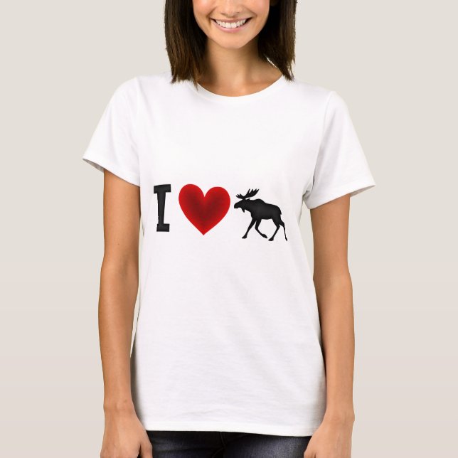 I Liebe-Elche T-Shirt (Vorderseite)