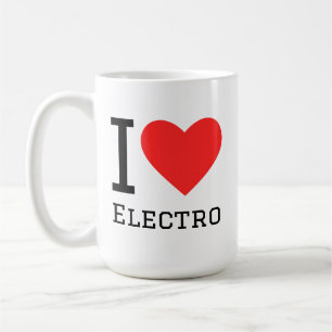 I LIEBE ELECTRO KAFFEETASSE