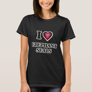 I Liebe-Elefant-Siegel T-Shirt