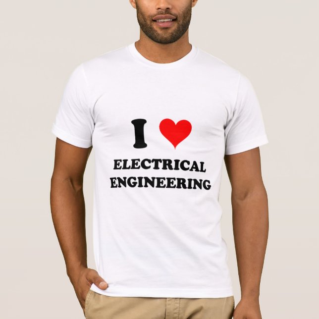 I Liebe-Elektrotechnik T-Shirt (Vorderseite)
