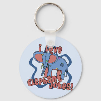 I Liebe Elephant Jokes Schlüsselanhänger