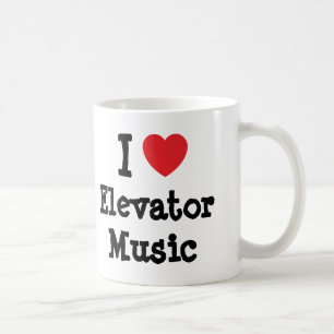 I Liebe Elevator Musiktheater personalisiert Tasse