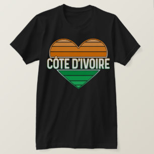 I Liebe Elfenbeinküste, Côte d'Ivoire T-Shirt