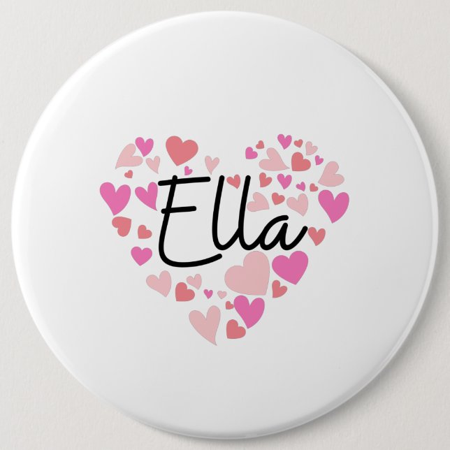 I Liebe Ella Button (Vorderseite)