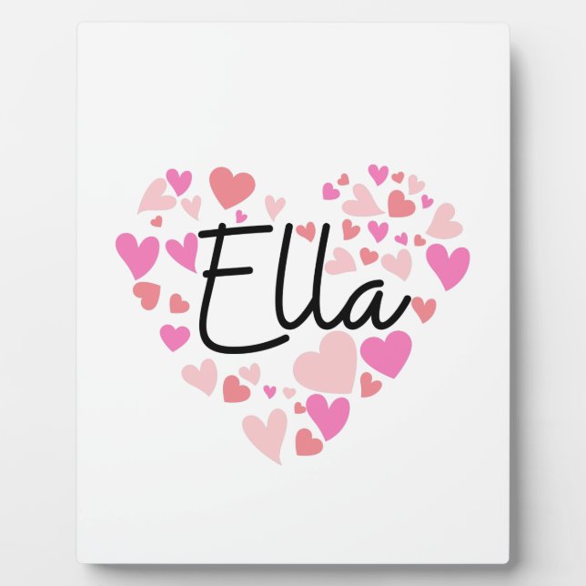 I Liebe Ella Fotoplatte (Vorderseite)