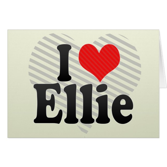 I Liebe Ellie (Vorderseite (Horizontal))