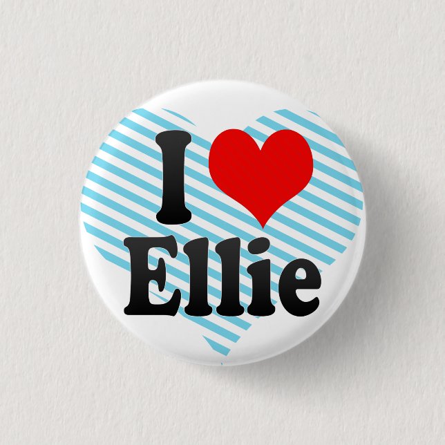 I Liebe Ellie Button (Vorderseite)