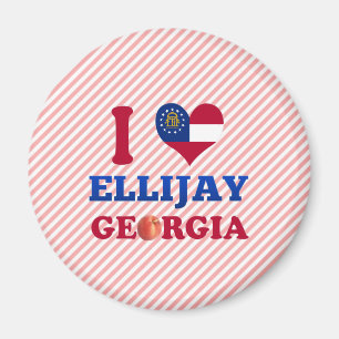 I Liebe Ellijay, Georgien Magnet