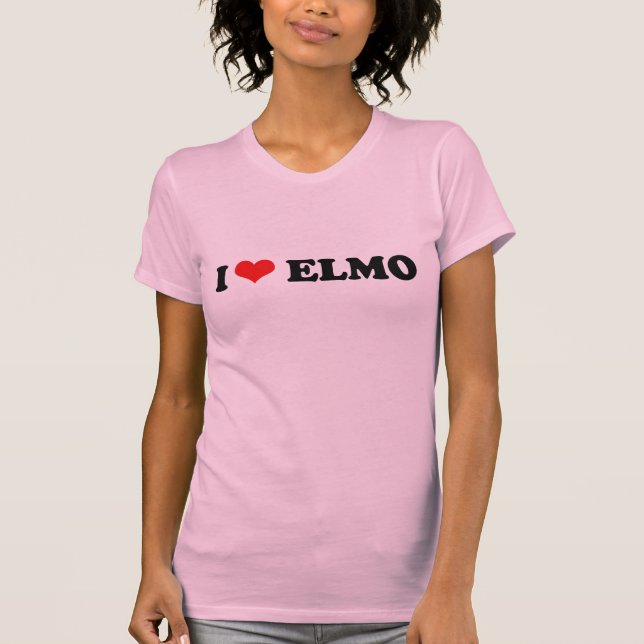 I LIEBE ELMO T-Shirt (Vorderseite)