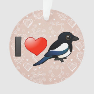 I Liebe-Elster Ornament