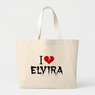 I Liebe Elvira Broken Heart Jumbo Stoffbeutel