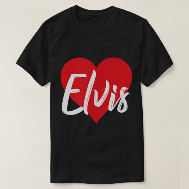 I Liebe Elvis T-Shirt (Design vorne)