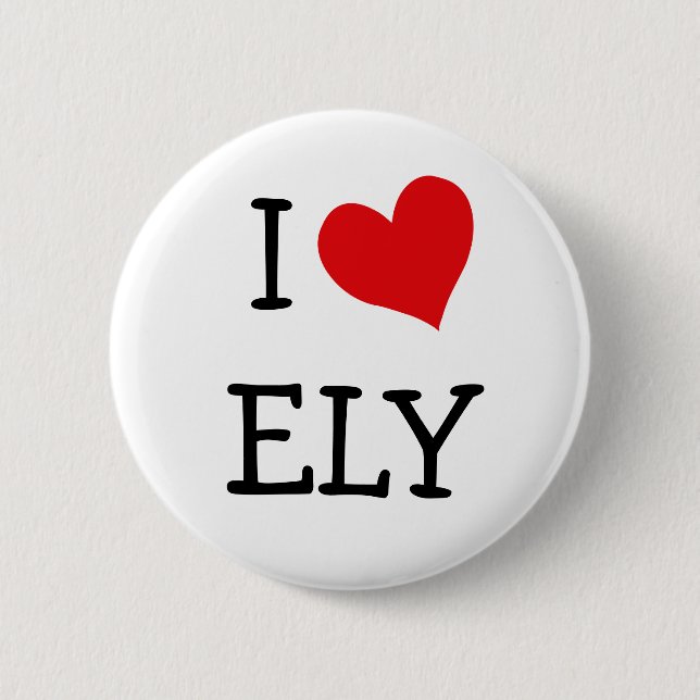 I Liebe Ely Button (Vorderseite)
