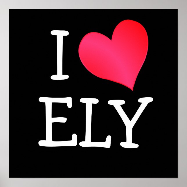 I Liebe Ely Poster (Vorne)