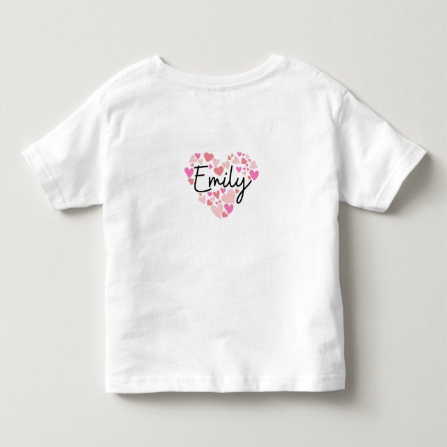I Liebe Emily Kleinkind T-shirt (Rückseite)