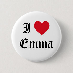 I Liebe Emma Button