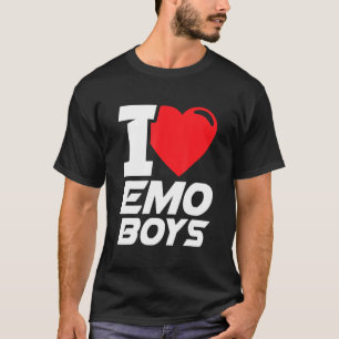 I Liebe Emo Boys I Heart Emo Boys T-Shirt