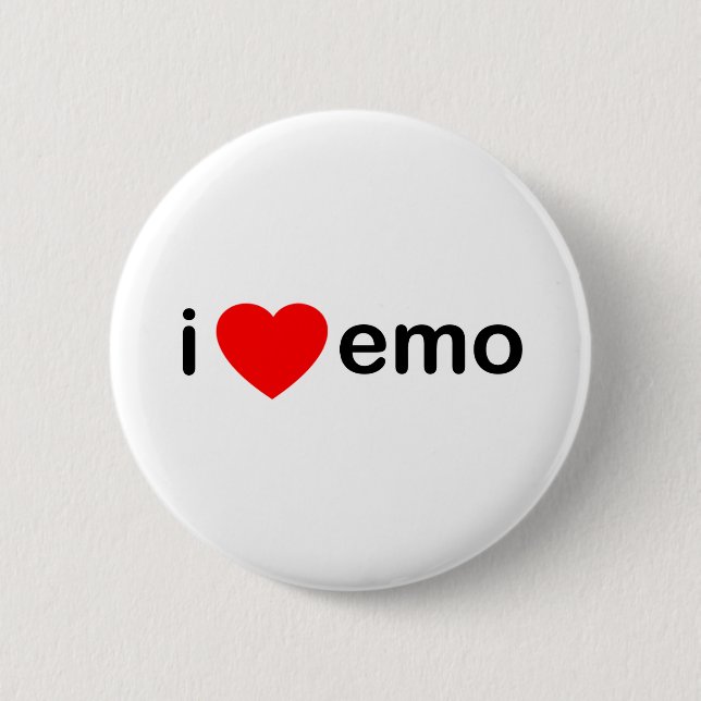 I Liebe Emo Button (Vorderseite)