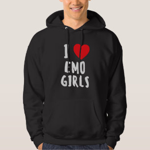 I Liebe Emo Girls I Heart Emo Girls 14 Hoodie