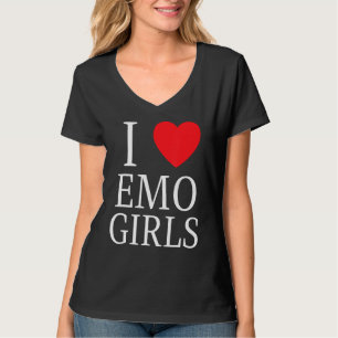 I Liebe Emo Girls I Heart Emo Girls 3 T-Shirt