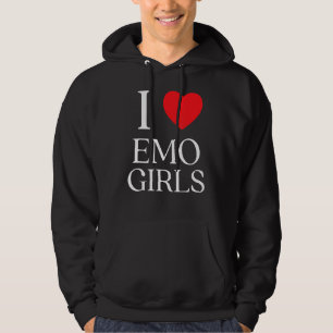 I Liebe Emo Girls I Heart Emo Girls 6 Hoodie