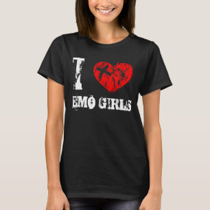 I Liebe emo Jungs, I Liebe emo girls - Funny Emo G T-Shirt