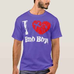 I Liebe emo Jungs I Liebe emo girls Funny Emo Goth T-Shirt