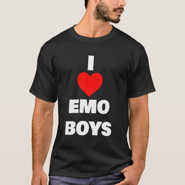 I Liebe Emo T-Shirt (Vorderseite)