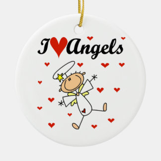 I Liebe-Engels-T - Shirts und Geschenke Keramikornament