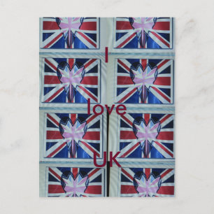 I Liebe England Art Print Postkarte