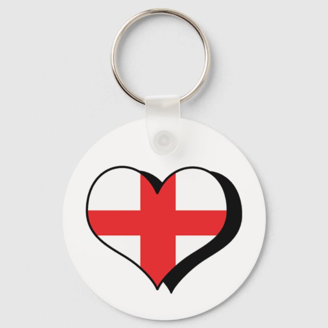 I Liebe England Schlüsselanhänger (Vorderseite)