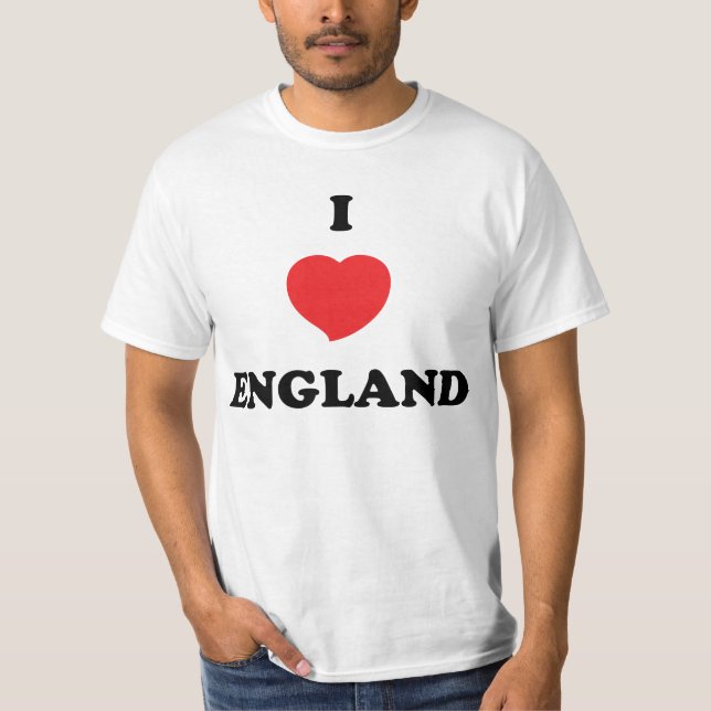 I LIEBE England-T - Shirt (Vorderseite)