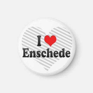 I Liebe Enschede, Niederlande Magnet