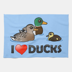 I Liebe-Enten Handtuch