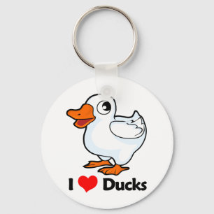 I Liebe-Enten Schlüsselanhänger