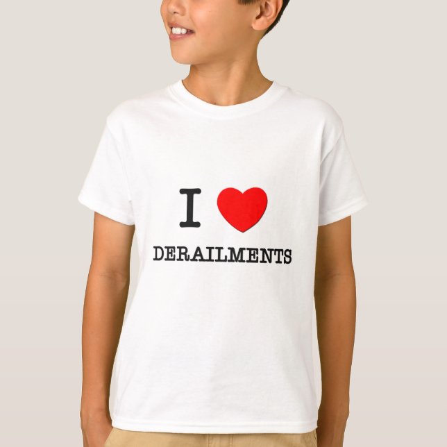 I Liebe-Entgleisungen T-Shirt (Vorderseite)